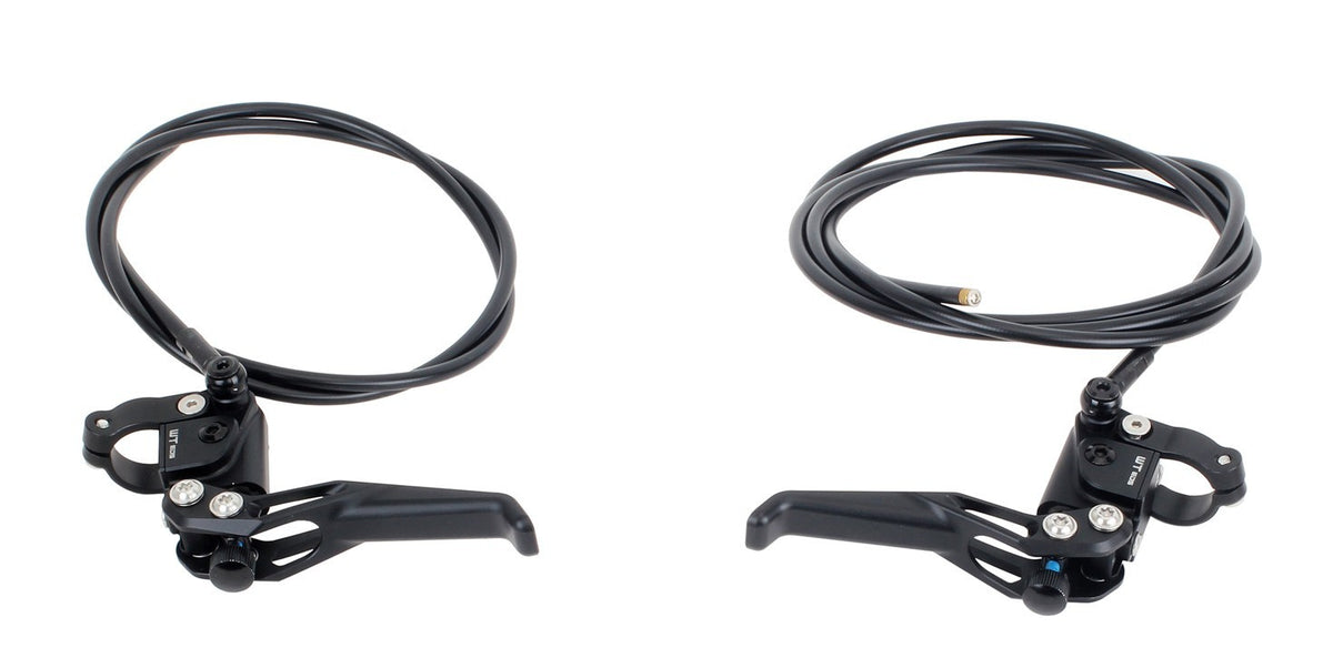 WHEELTOP EDS 4-Piston Hydraulic MTB Disc Brake Caliper Lever Set Post Mount