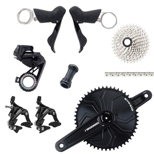 WHEELTOP EDS TX 1x11 Wireless Electronic Full Groupset Aero Carbon Rim Brake