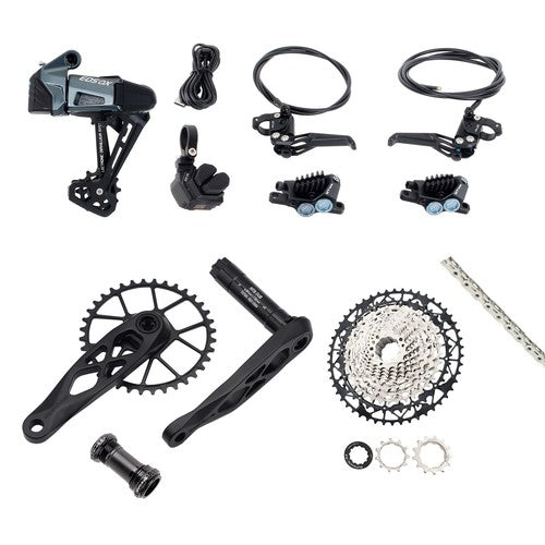 WHEELTOP EDS OX 2.0 MTB 1x12 Electronic Full Groupset 4-Piston Hydraulic Brakes