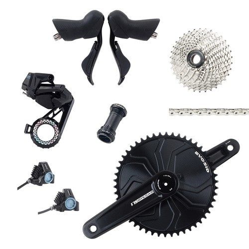 WHEELTOP EDS TX 1x12 Wireless Electronic Full Groupset Aero Carbon Disc Brake