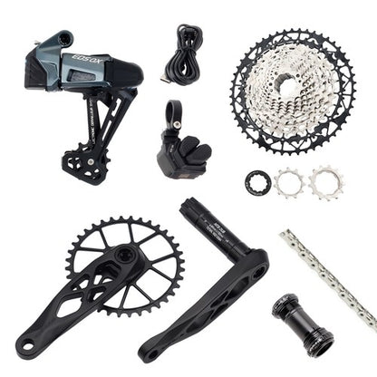 WHEELTOP EDS OX 2.0 MTB 1x12 Wireless Electronic Full Groupset Crankset 11-50T