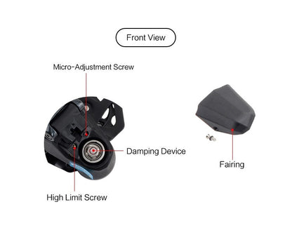 Rear Derailleur Replacement Wireless Electronic MTB 3-14 Speed IP67 WHEELTOP EDS