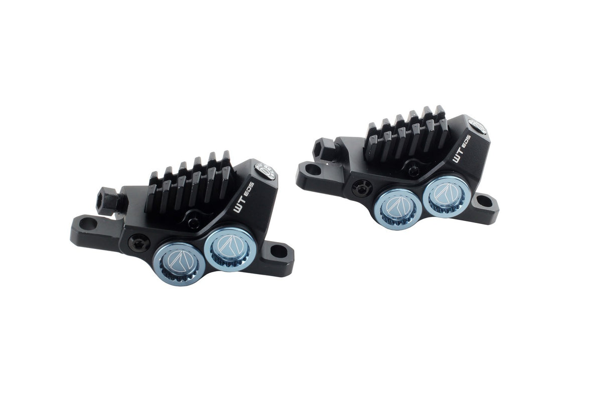 WHEELTOP EDS 4-Piston Hydraulic MTB Disc Brake Caliper Lever Set Post Mount