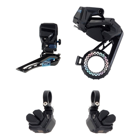 WHEELTOP EDS TXR Wireless 2x Groupset Shifter Front Rear Derailleur Flat Bar